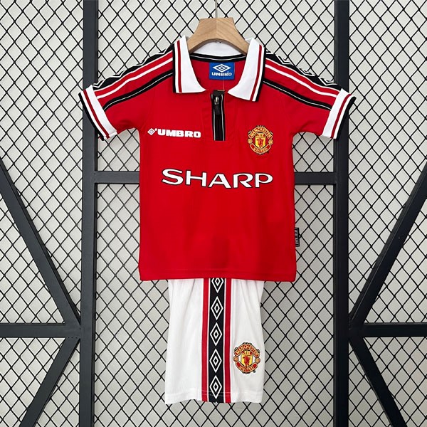 Camiseta Manchester United 1st Retro Niño 1998 1999